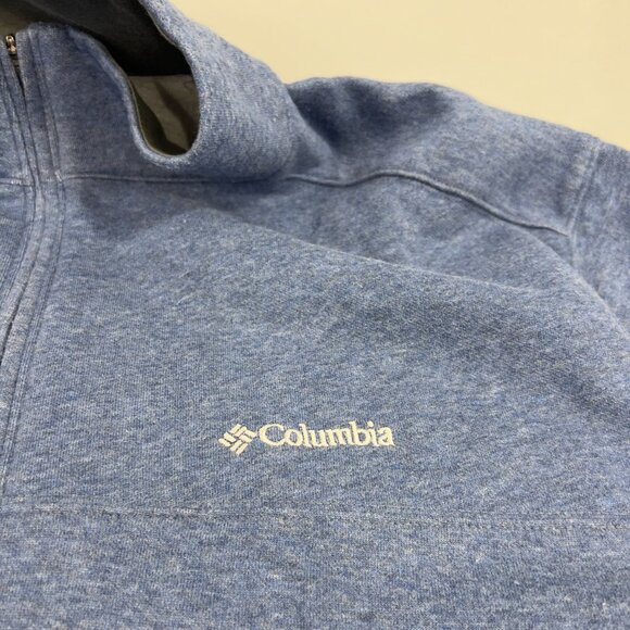 Columbia Men's 1/2 Zip Blue Fleece Pullover New NWOT Sz. XL - Picture 2 of 5